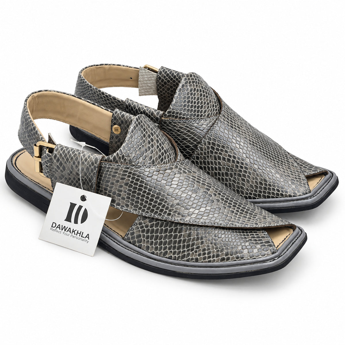 Dawakhla Texture Edit — Grey reptile texture, view 1