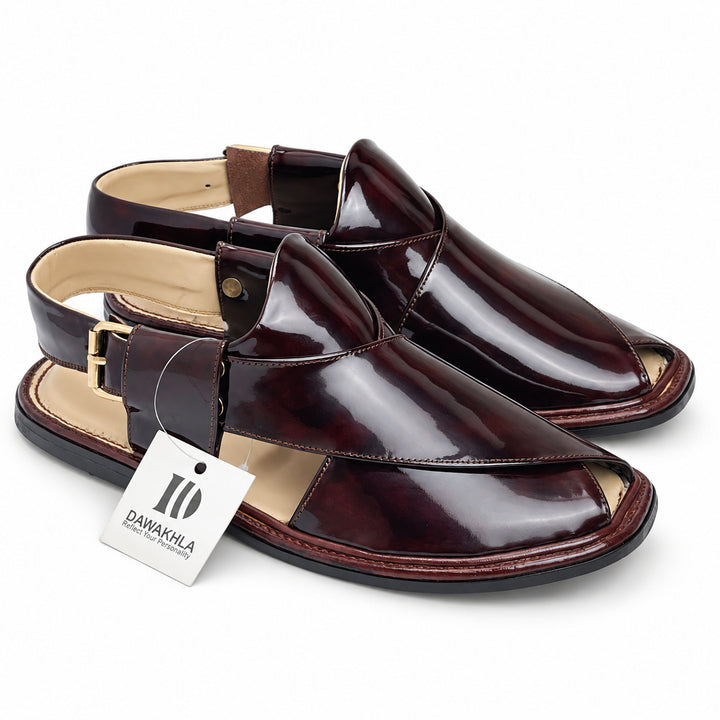 Dawakhla Classics Round — Burgundy gloss, view 1