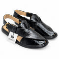 Dawakhla Texture Edit — Black croc · Round, view 1
