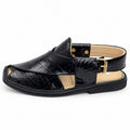 Dawakhla Texture Edit — Black croc · Soft square, view 4
